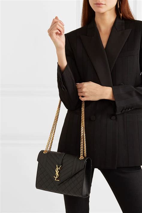 ysl black caviar envelope bag|Saint Laurent: YSL Crossbody Bags Australia .